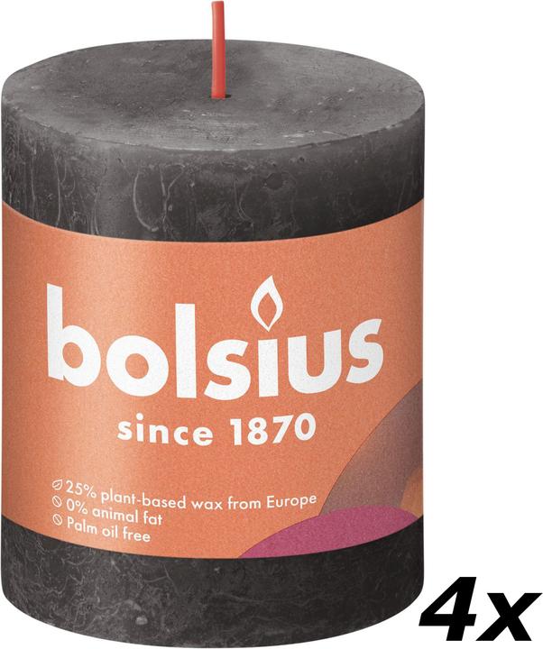 Actual product image Bolsius Set of 4 Pillar Candle (4 pcs.)