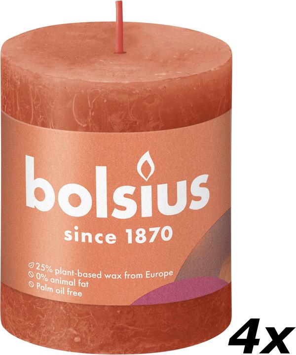Actual product image Bolsius Set of 4 Pillar Candle (4 pcs.)
