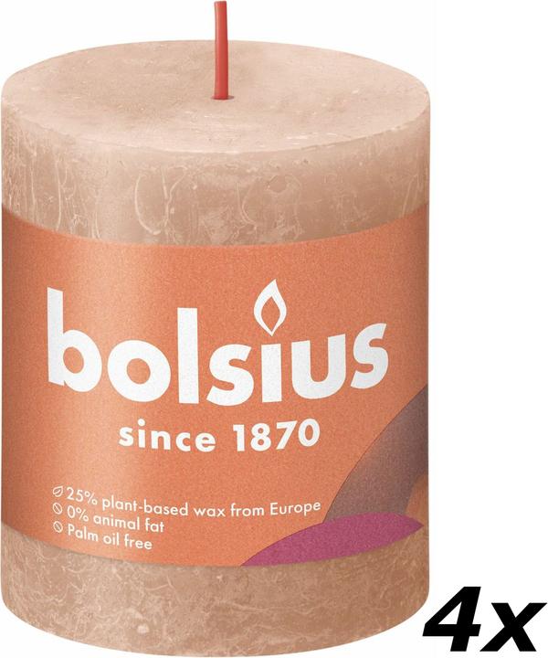 Actual product image Bolsius Set of 4 Pillar Candle (4 pcs.)