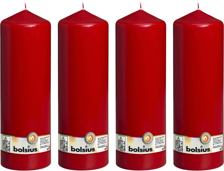 Actual product image Bolsius Set of 4 Pillar Candle (4 pcs.)