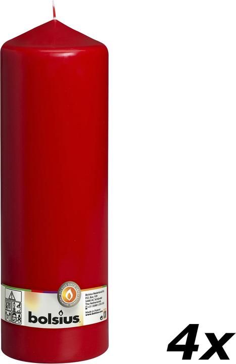 Actual product image Bolsius Set of 4 Pillar Candle (4 pcs.)