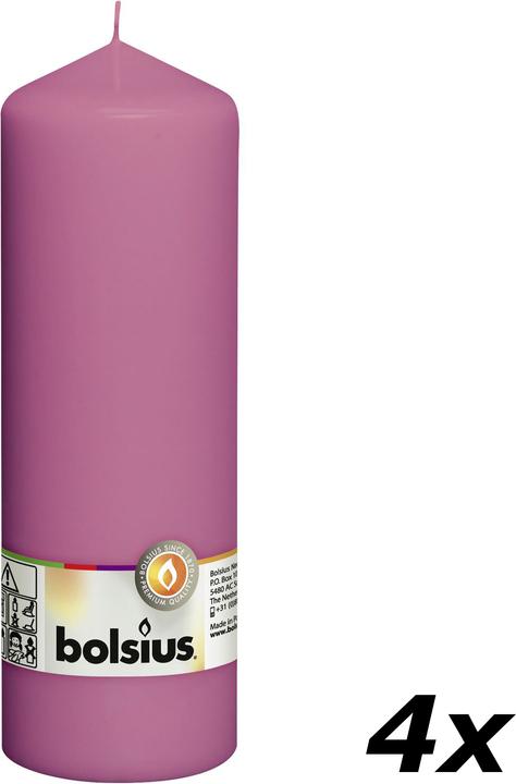 Immagine prodotto Bolsius Set di 4 candele a colonna (4 pz.)