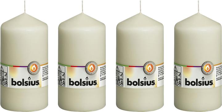 Actual product image Bolsius Set of 4 Pillar Candle (4 pcs.)
