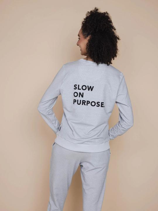 Produktbild Snurk Pullover Damen Slow On Purpose Grau (XXL)