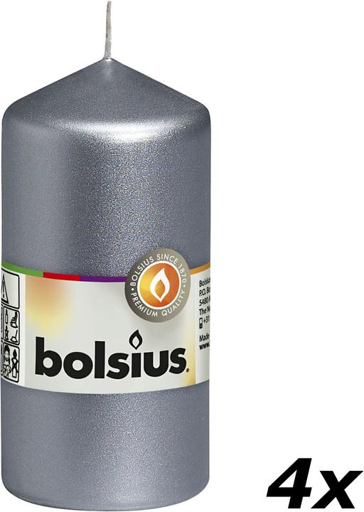 Produktbild Bolsius 4er-Set Stumpenkerze (4 Stk.)