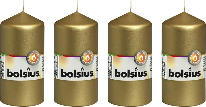 Actual product image Bolsius Set of 4 Pillar Candle (4 pcs.)