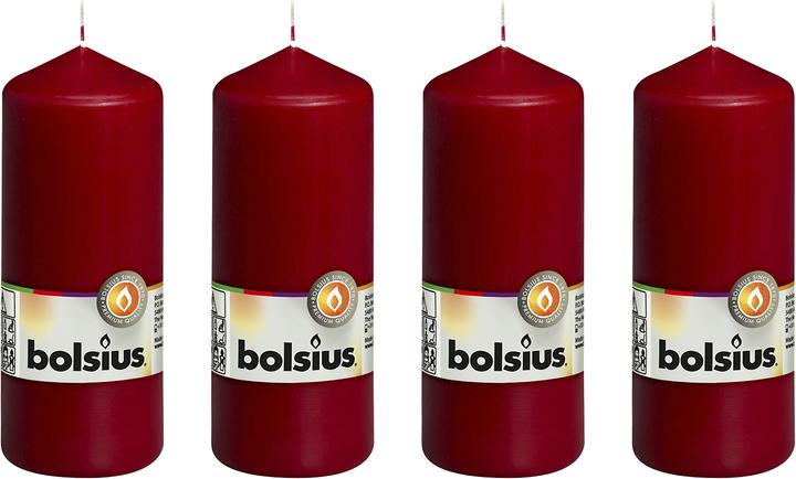 Actual product image Bolsius Set of 4 Pillar Candle (4 pcs.)