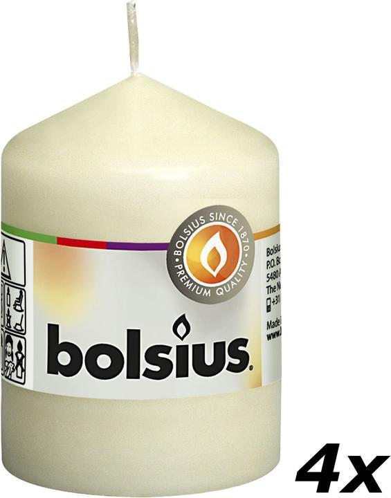 Actual product image Bolsius Set of 4 Pillar Candle (4 pcs.)