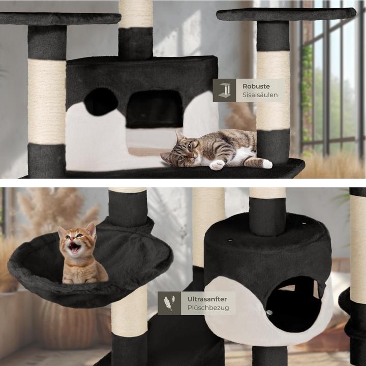 Immagine prodotto tectake Nelly (204 cm, Bianco, Nero)