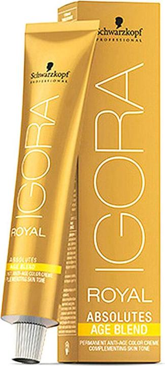 Schwarzkopf Professional Igora Royal Absolutes Age Blend (8-01 Lichtblond Natur Cendré)