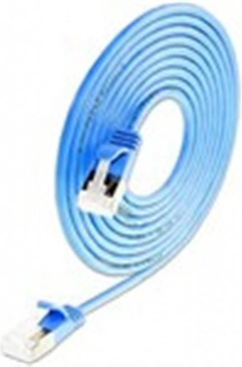 Actual product image Wirewin Slim patch cable: U/FTP, 7.0m, blue (U/FTP, CAT6a, 7 m)