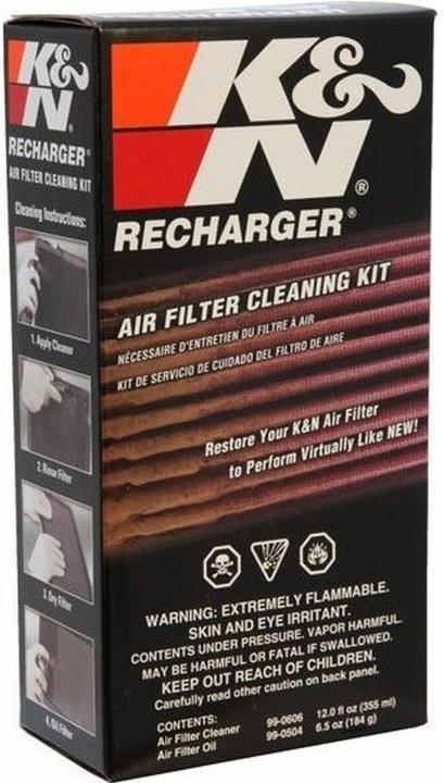 Produktbild K&N kit luftfilterreiniger schmiermittel
