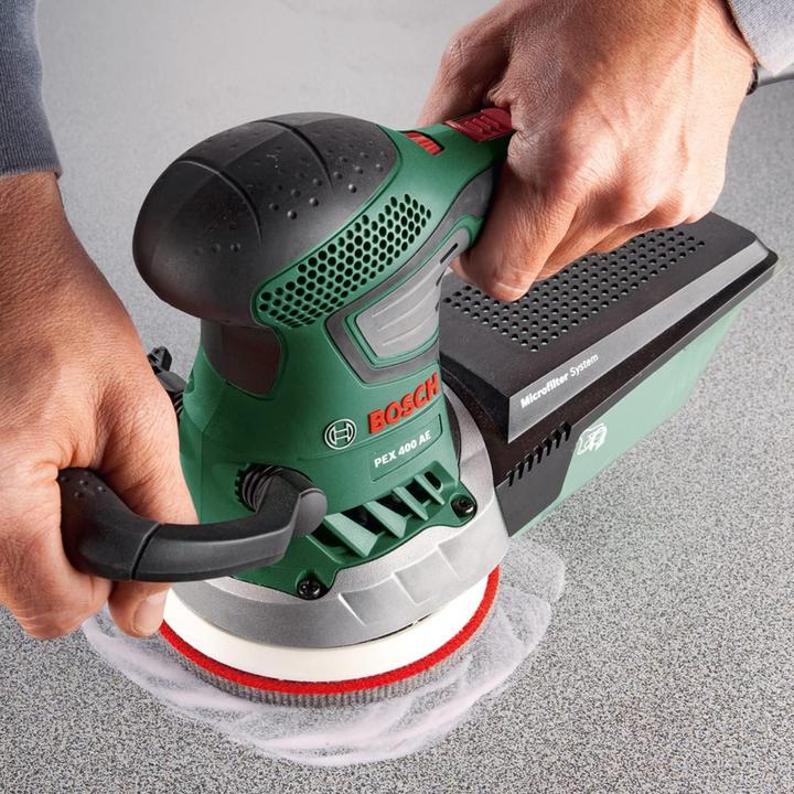 Actual product image Bosch Home & Garden Pex 400 Ae (Eccentric grinder, 370 W)