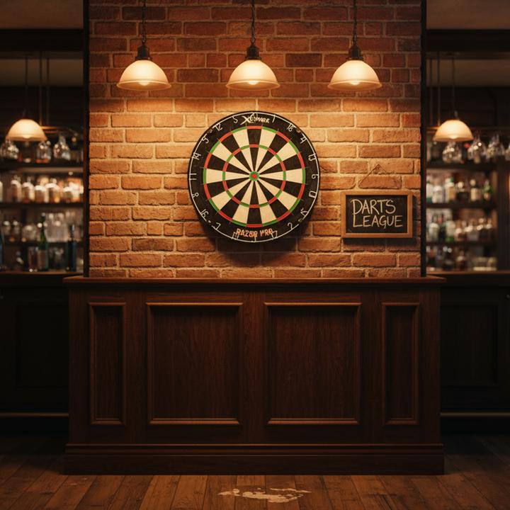 Produktbild XQ Max Dartscheibe Razor Pro, aus African Sisal