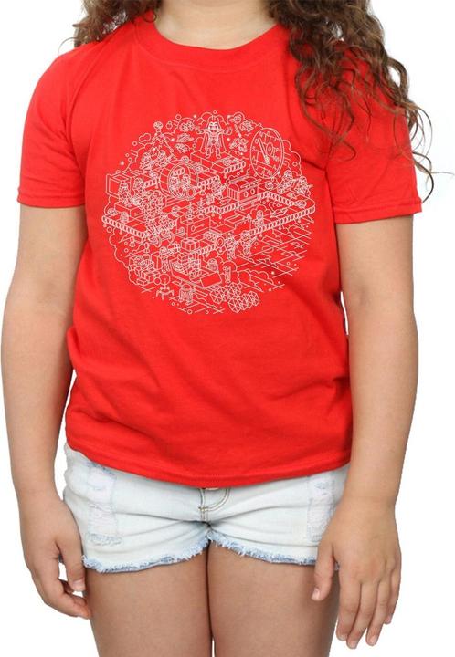 Produktbild Star Wars Christmas Death Star TShirt Mädchen (140, 146)