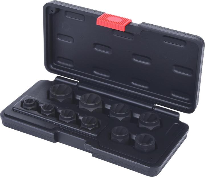 Actual product image KS Tools Spiral profile socket nutn set, 10 pcs, M8-M19
