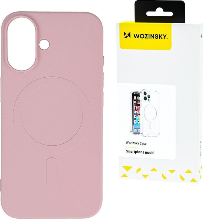 Produktbild Wozinsky Silicone Case Magsafe Magnetic Case for Samsung Galaxy S25 Ultra - Pink (Samsung Galaxy S25 Ultra)