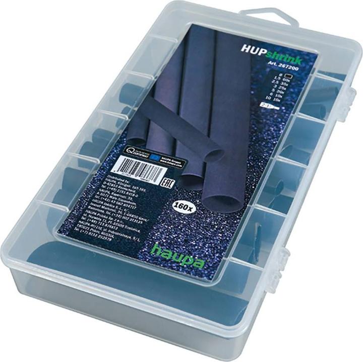 Image du produit Haupa Gaine thermorétractable Sort 2:1 sw 267200 (160x)