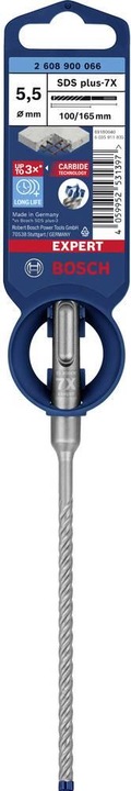 Actual product image Bosch Professional Zubehör Expert SDS plus-7X hammer drill, 5.5 x 100 x 165 mm (5.5 mm)