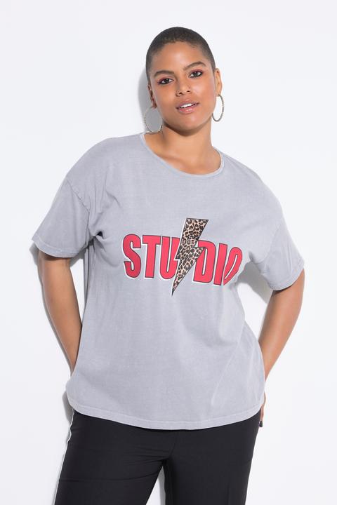 Produktbild Studio Untold T-Shirt, oversized, Leo-Blitz, Halbarm (54)