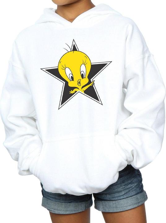 Immagine prodotto Looney Tunes Tweety Pie Star Felpa con Cappuccio Ragazze (128)
