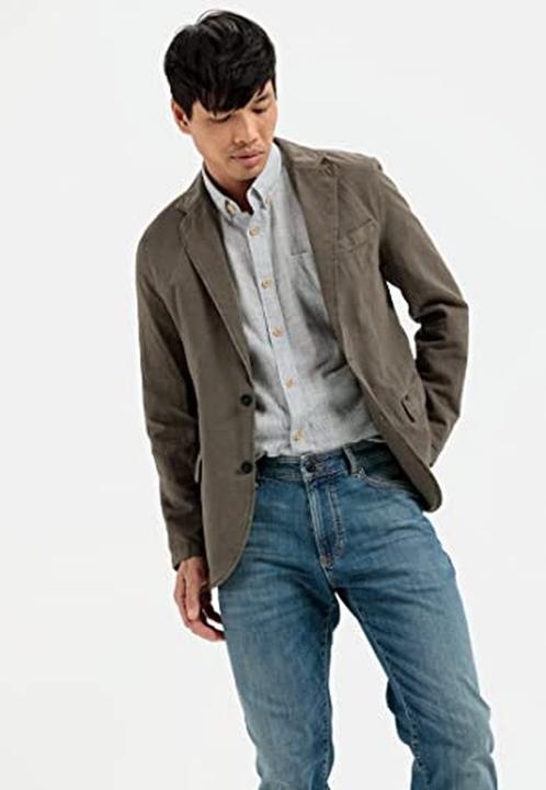 Image du produit Camel Active Veste en mélange de coton et de lin (48)