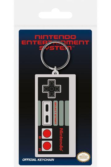 Actual product image Pyramid Nintendo Rubber Keychain NES Controller 6 cm