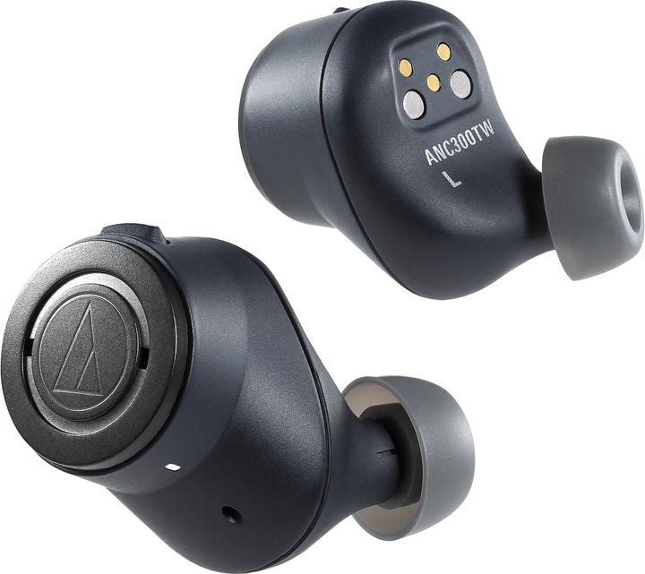 Produktbild Audio-Technica AudioT ATH-ANC300TW In-Ear Kopfh?rer bk Kabelloser Noise-Cancelling-Kopfh?rer (ANC, 4.50 h, Kabellos)