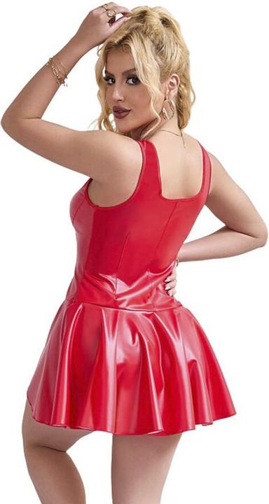 Produktbild Subblime - 957698 LEDERKLEID MIT HERZ-REISSVERSCHLUSS, ROT, L/XL (L)