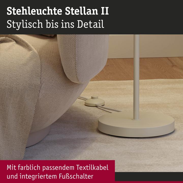 Actual product image Paulmann Stellan II 80103 Stehlampe E27 Creme (E27)