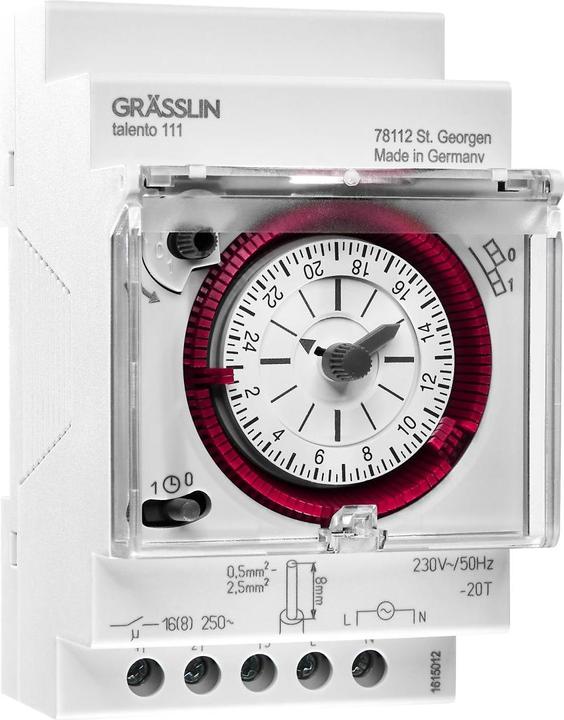 Produktbild Elbro REG-Schaltuhr talento 111 SK 1-0-Uhr 230V 24h 15Min 16A