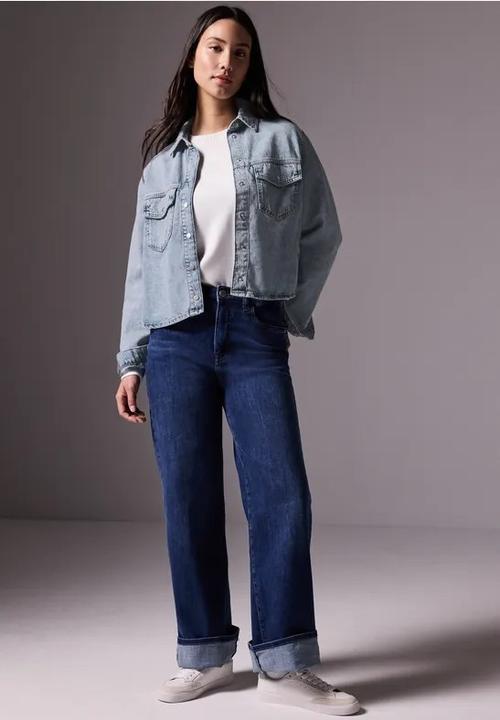 Produktbild Street One Denimhemdbluse (M)