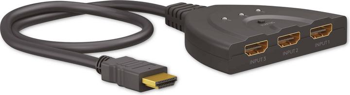 Actual product image Goobay HDMI Switch Box 3 to 1 4K @ 30 Hz