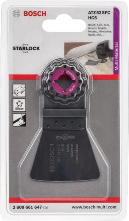 Produktbild Bosch Professional Zubehör HCS Schaber ATZ 52 SFC, flexibel, 52 x 38 mm, 1er-Pack