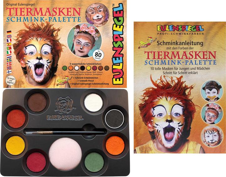 Produktbild Eulenspiegel Tiermasken Schmink-Palette