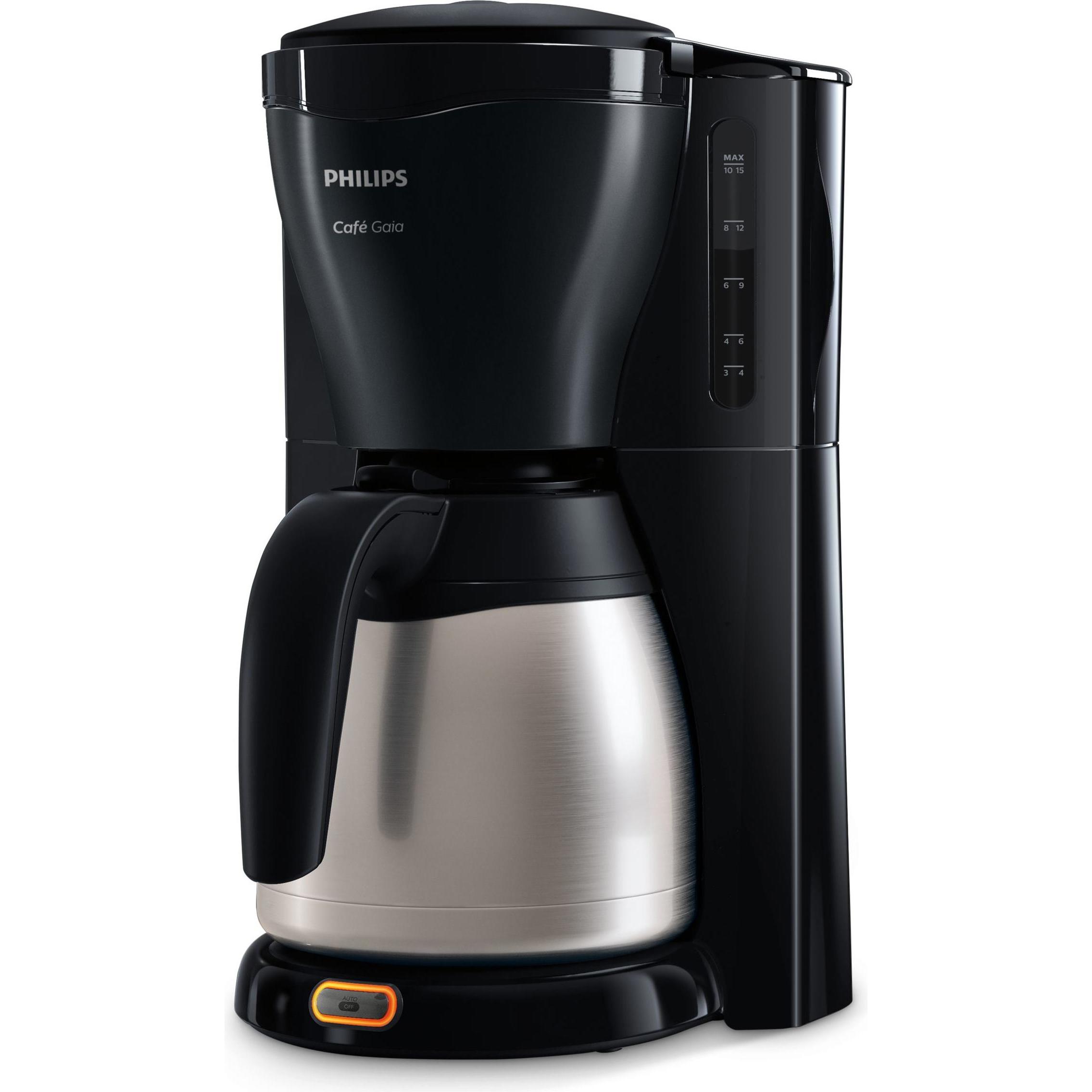 Philips Gaia HD7544/20, Filterkaffeemaschine, Schwarz