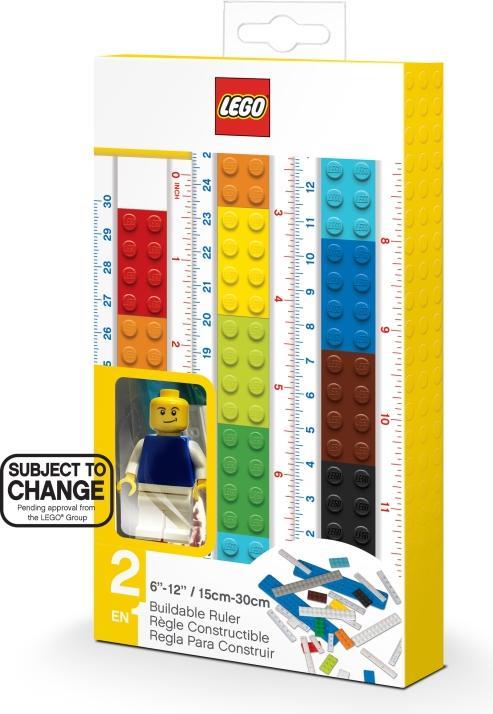 Actual product image LEGO Ruler with Minifigure (18.30 cm)