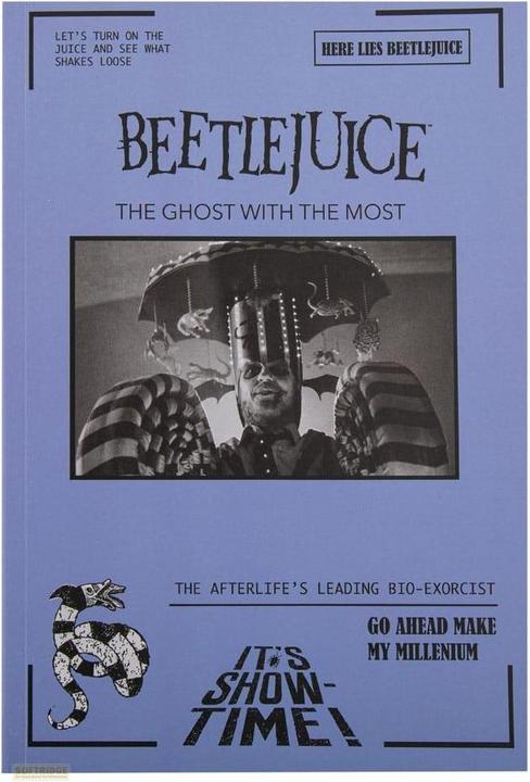 Image du produit Cinereplicas Beetlejuice Carnet de notes It's Show Time (Blanc, Couverture souple)
