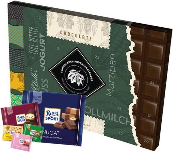 Actual product image Huber-Kölle Ritter-Sport Advent Calendar