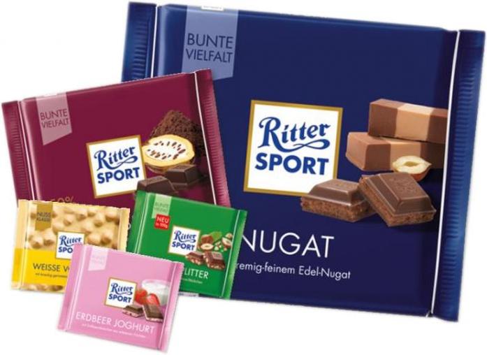 Actual product image Huber-Kölle Ritter-Sport Advent Calendar