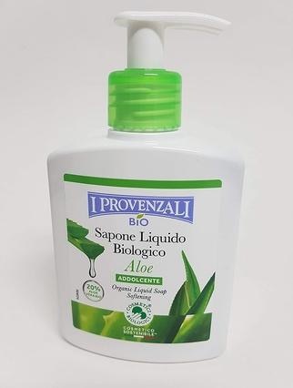 Immagine prodotto I Provenzali Bio Natural Hand Liquid Soap with 20% Aloe 250ml - 100% Vegan (Sapone liquido, 250 ml)