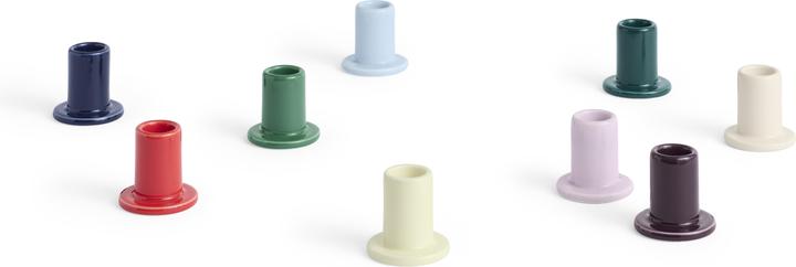 Produktbild HAY - Tube Candleholder Small H5 cm - Pale Pink