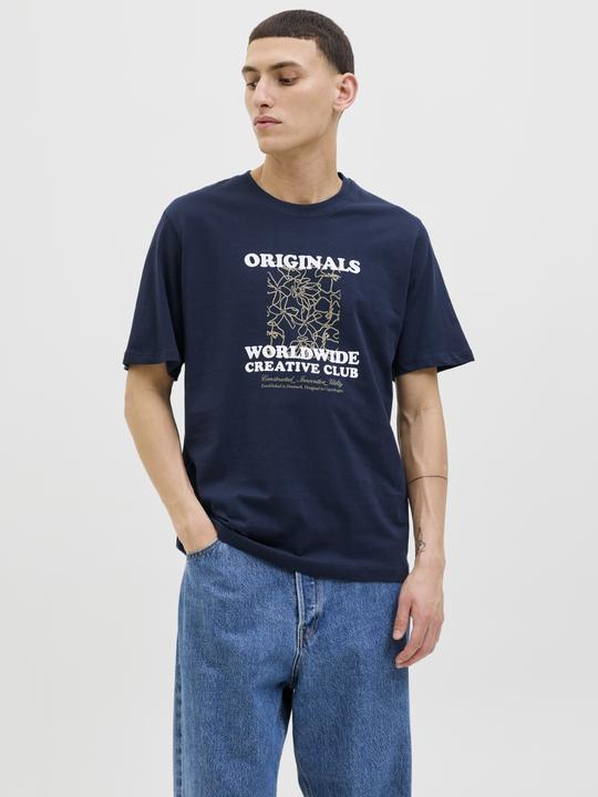 Actual product image Jack & Jones Gedruckt Rundhalsausschnitt T-shirt T-shirt (M)