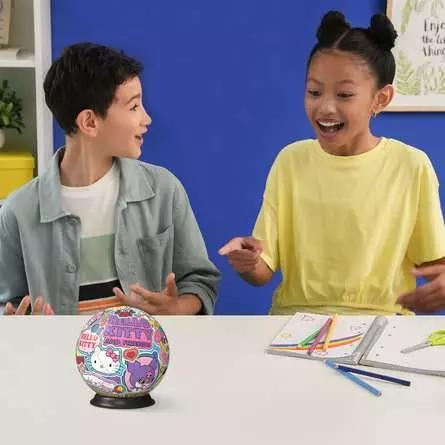 Actual product image Ravensburger 3D Puzzle 72 Teile - Puzzle-Ball Hello Kitty (72 pieces)