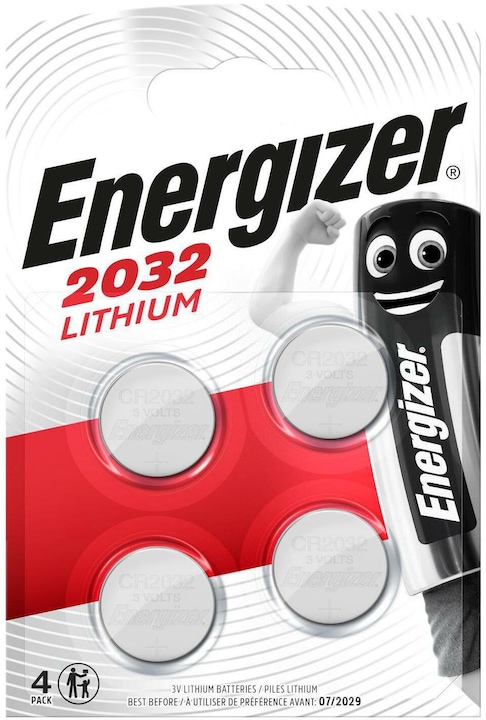 Energizer Lithium (4 Stk., CR2032, 235 mAh)