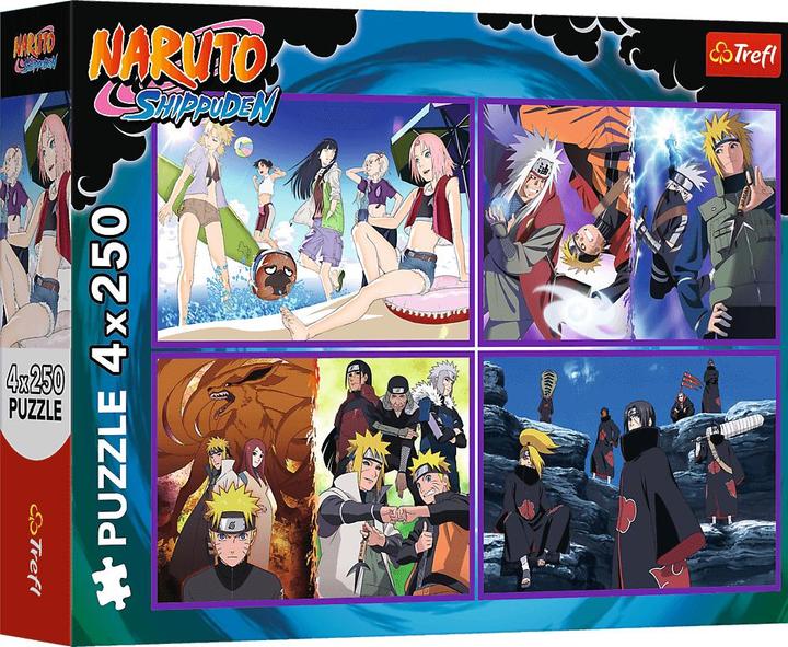 Produktbild Trefl Puzzle 4 x 250 - Naruto (250 Teile)