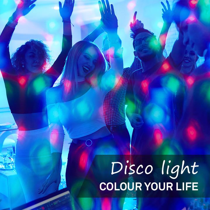 Actual product image Briloner RGB LED table lamp, 3W, color changing effect
