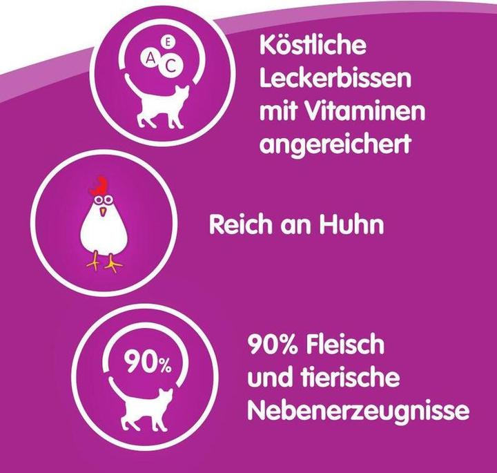 Immagine prodotto Whiskas STICKS confezione ricca di pollo (Adulto, 14 pz., 36 g)