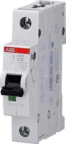 Produktbild ABB Sicherungsautomat S200 10A 1-P Typ C 6kA