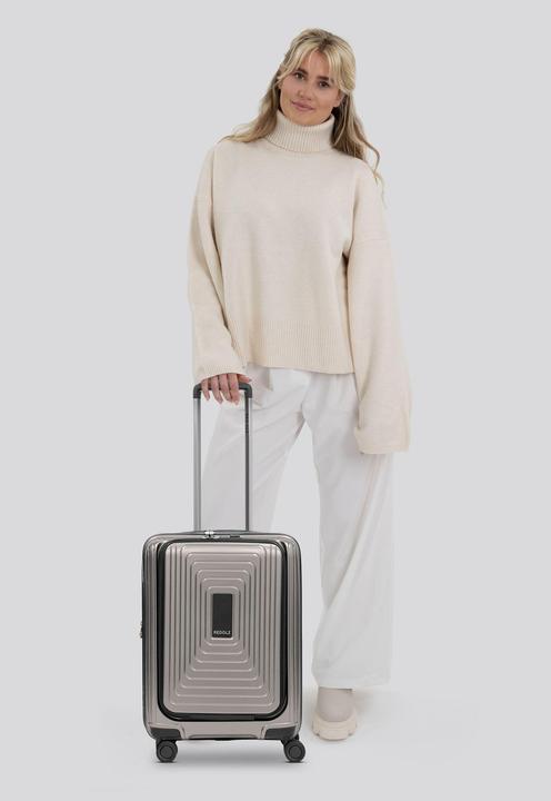 Actual product image Redolz Essentials 14 4-wheel cabin trolley S 55 cm laptop compartment with stretch fold (45 l)